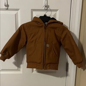 Toddler Carhartt Brown Hooded Jacket
